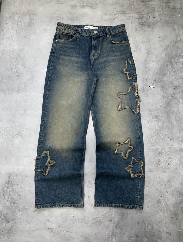 Alc-ot unisex baggy Jeans with patch details