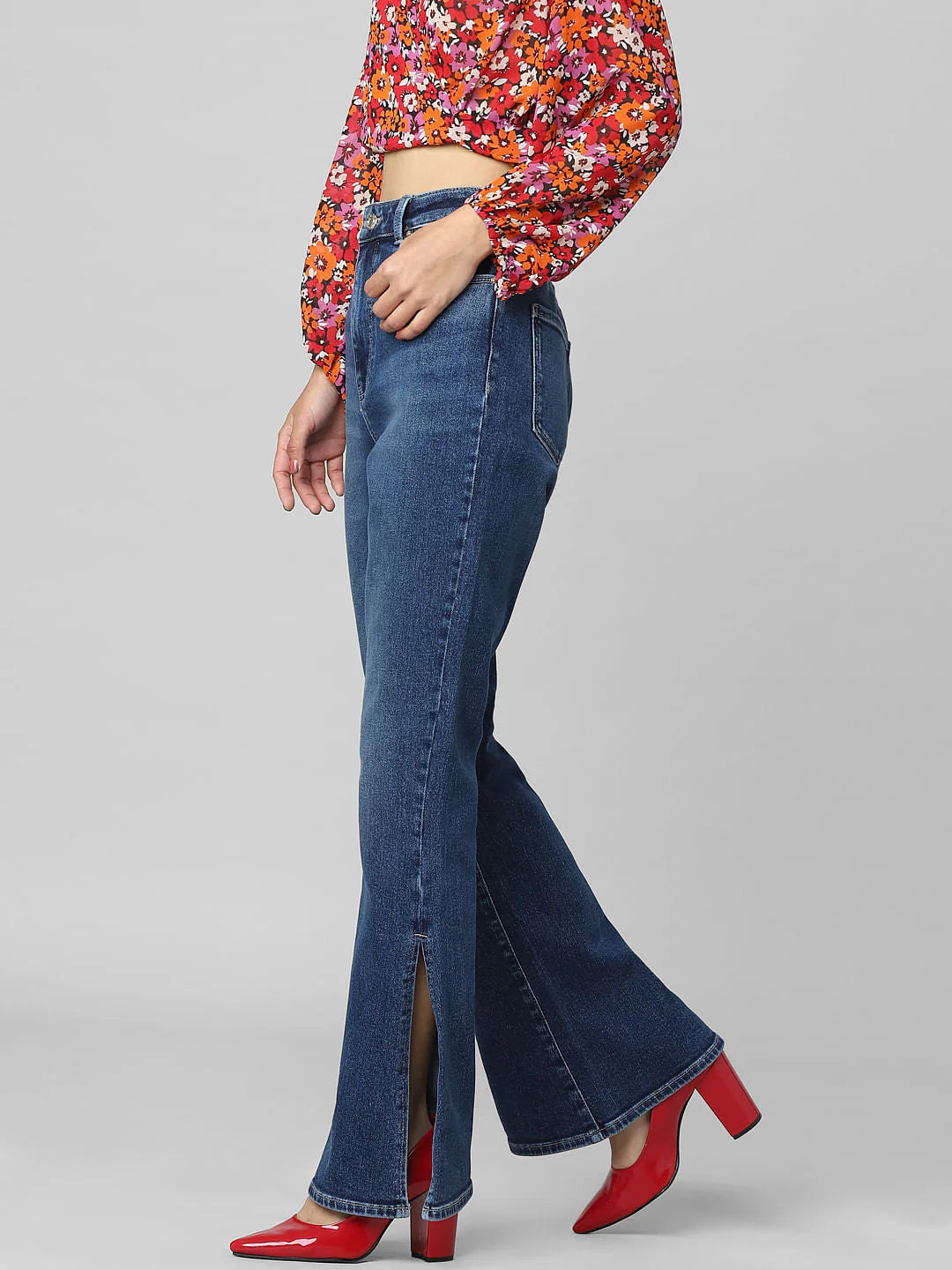 H&-M High Rise Flared Bootcut Jeans