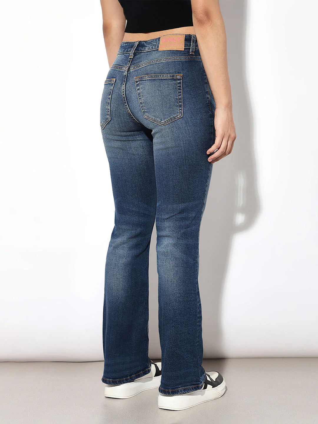 ZA-RA Blue High Rise Bootcut Jeans