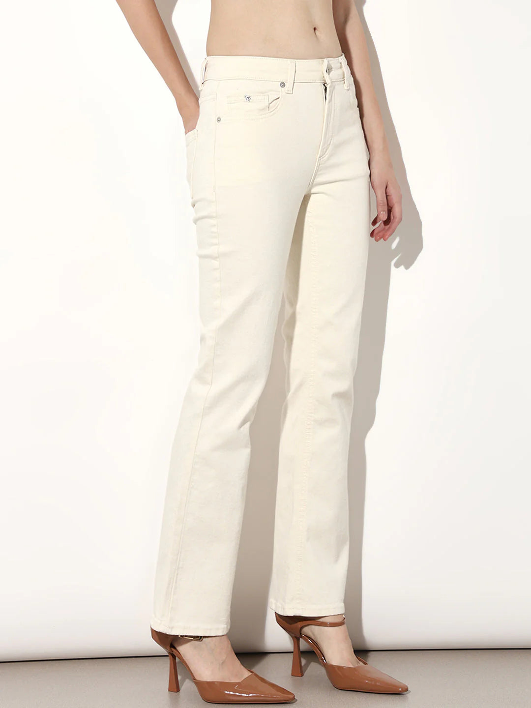 On-ly Mid Rise Bootcut Jeans