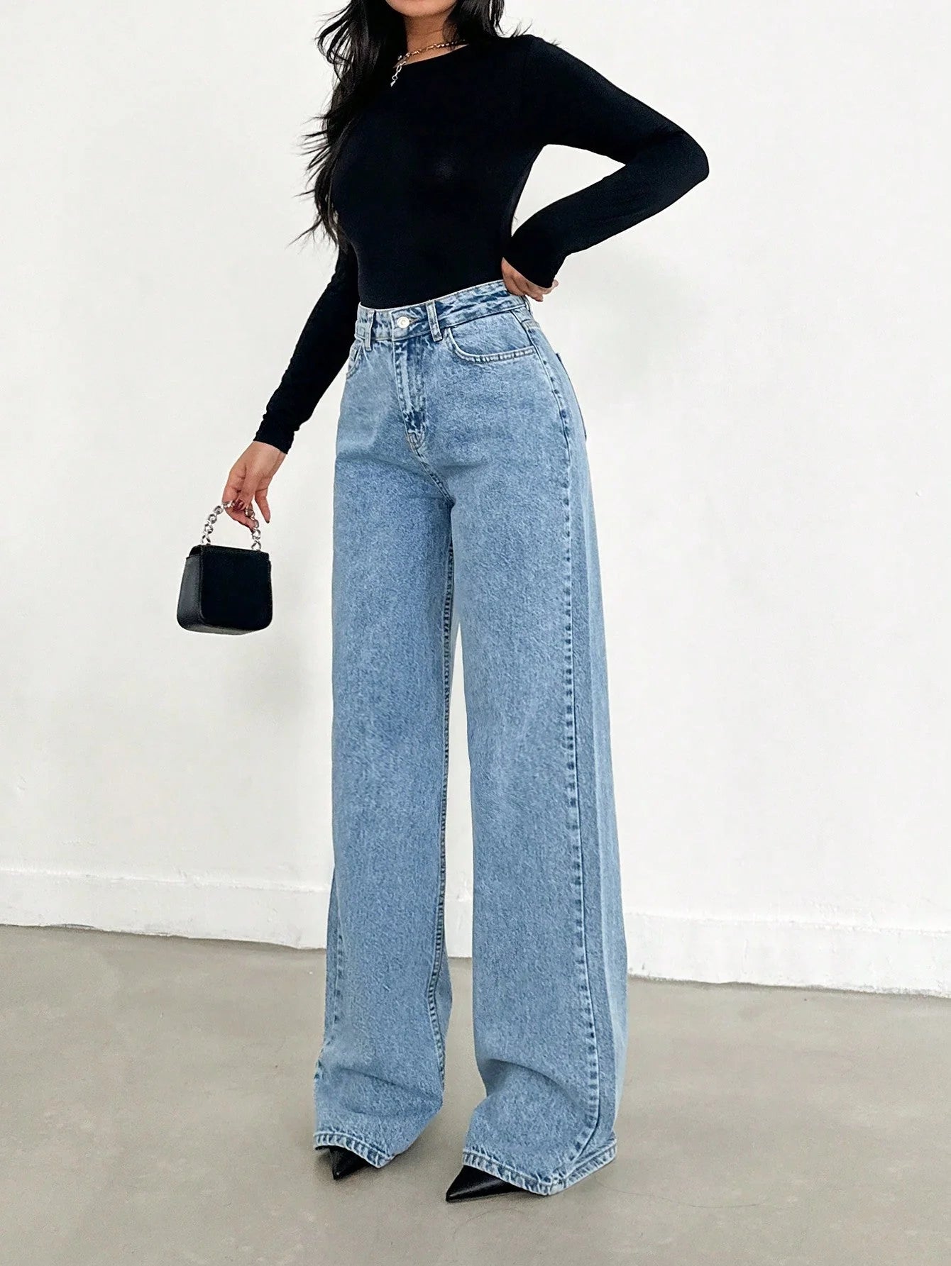 ON-LY Vintage Wide Leg Jeans