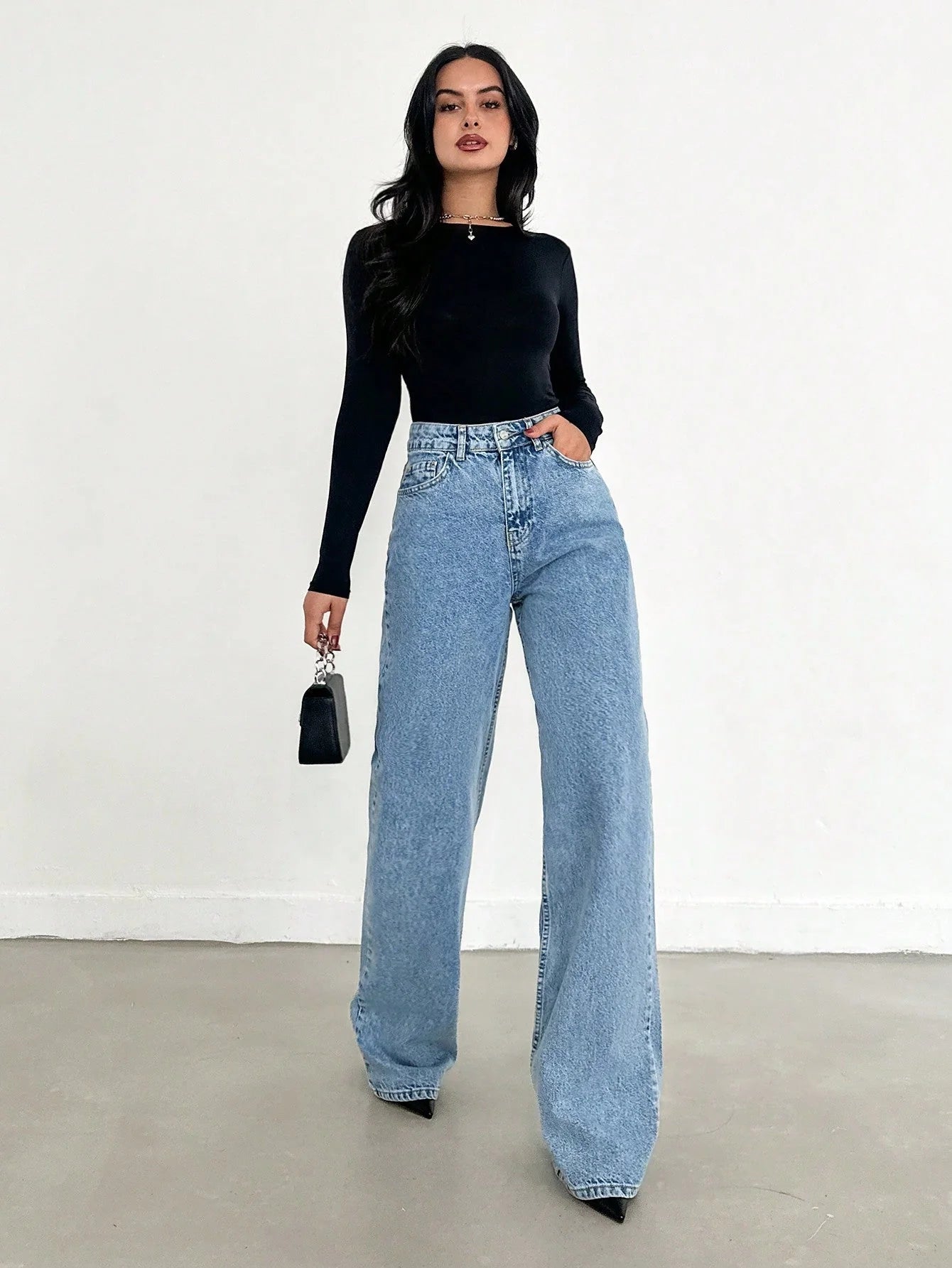 ON-LY Vintage Wide Leg Jeans