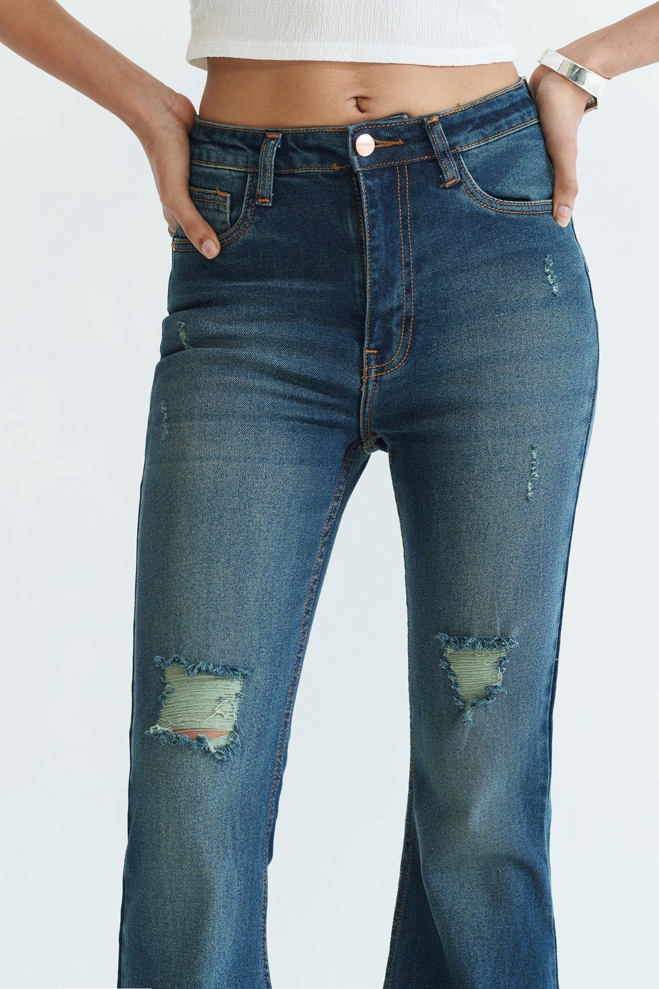 ON-LY Retro Blue Women's Bootcut Jeans