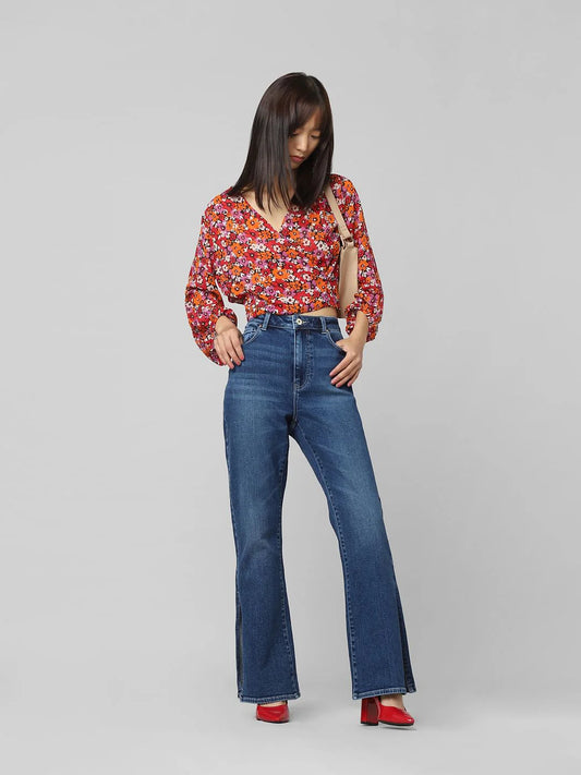 H&-M High Rise Flared Bootcut Jeans