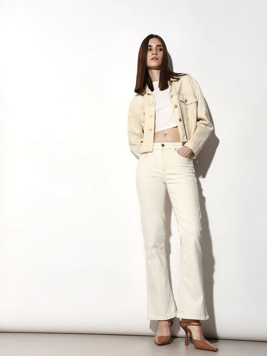 On-ly Mid Rise Bootcut Jeans