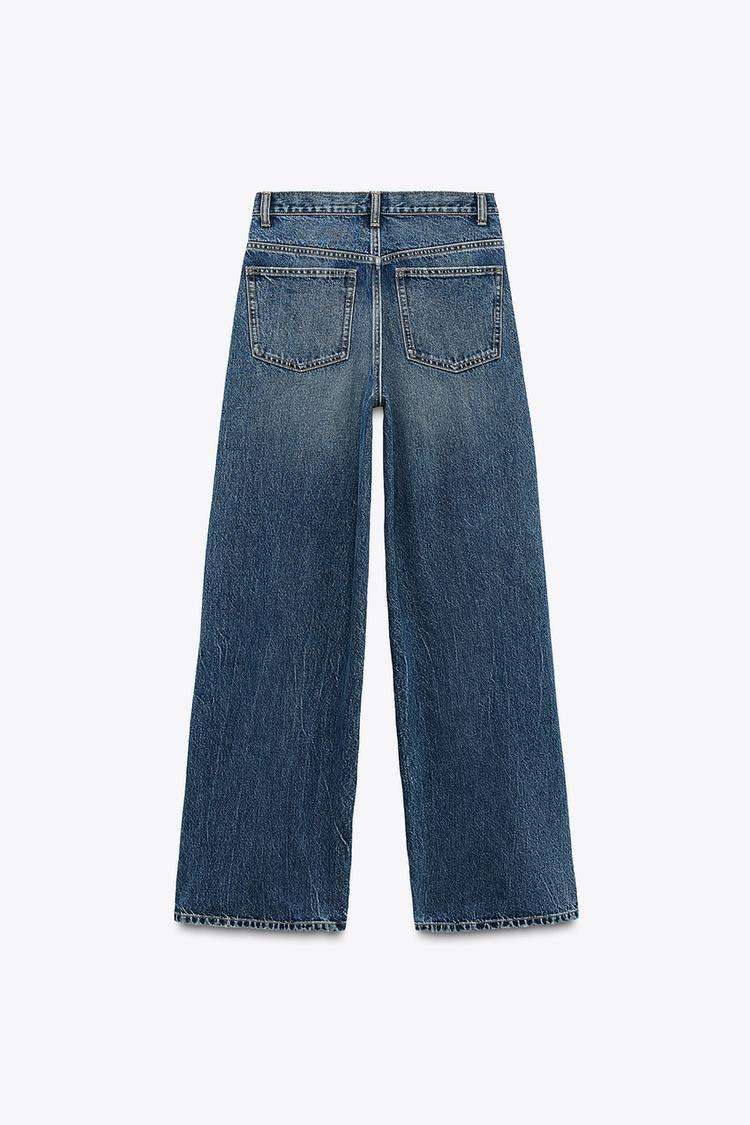 Za-Ra crossover wide leg jeans