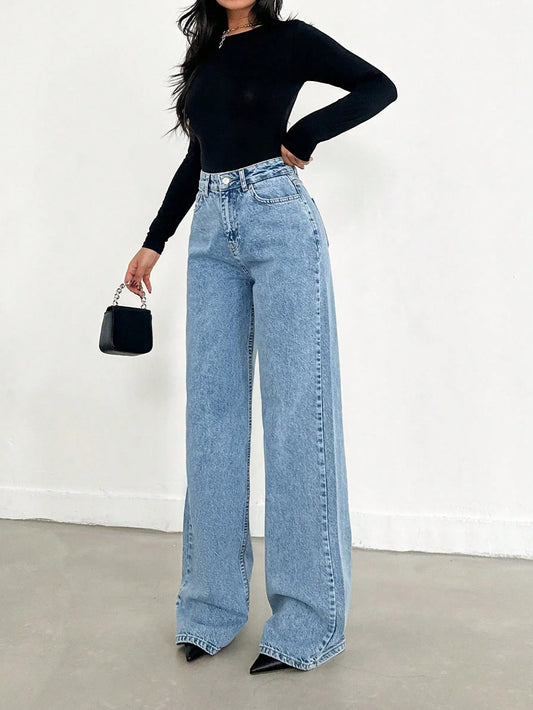 ON-LY Vintage Wide Leg Jeans