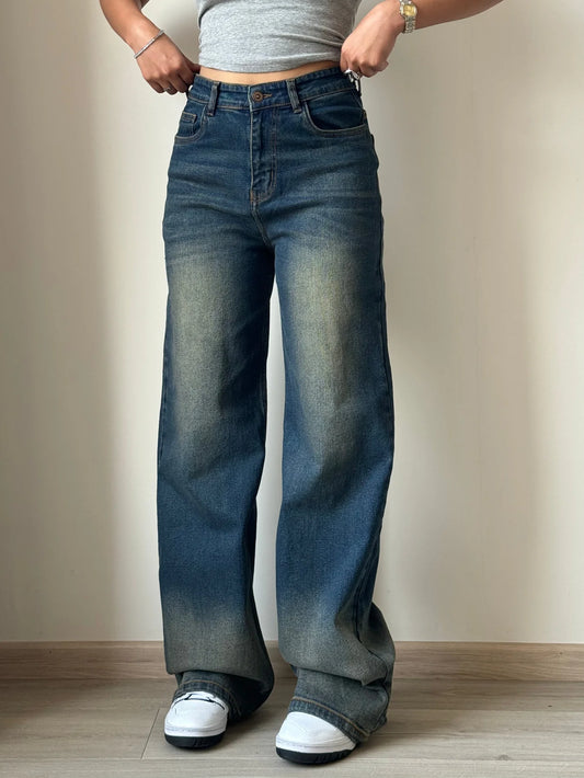 ON-LY Blue Wide Leg Jeans