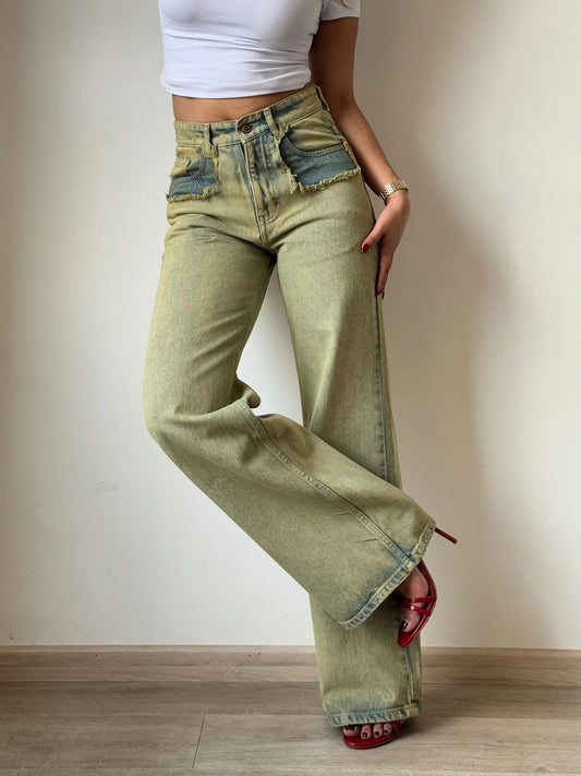 ON-LY Shanghai Ash Blue Cloud Bootcut Unisex Jeans