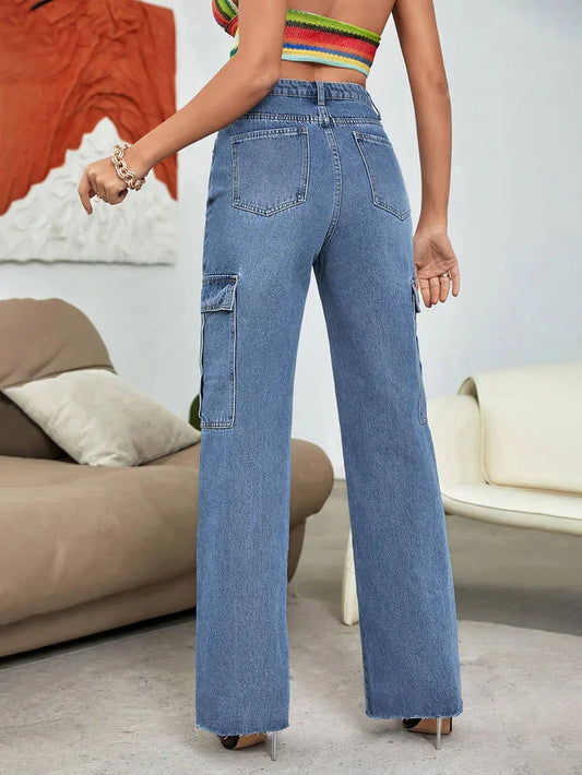Za_ra Wanderlust Cargo Denim Pants